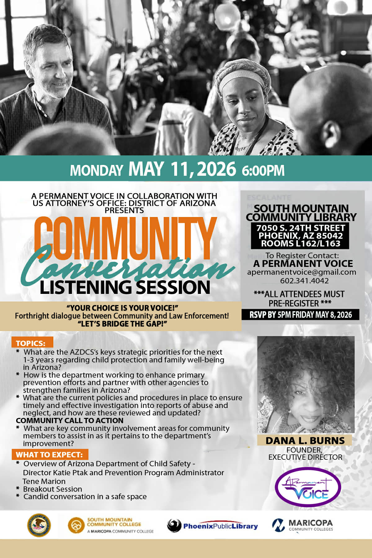 Community Conversation Listening Session May 2026 with AZDCS - APV