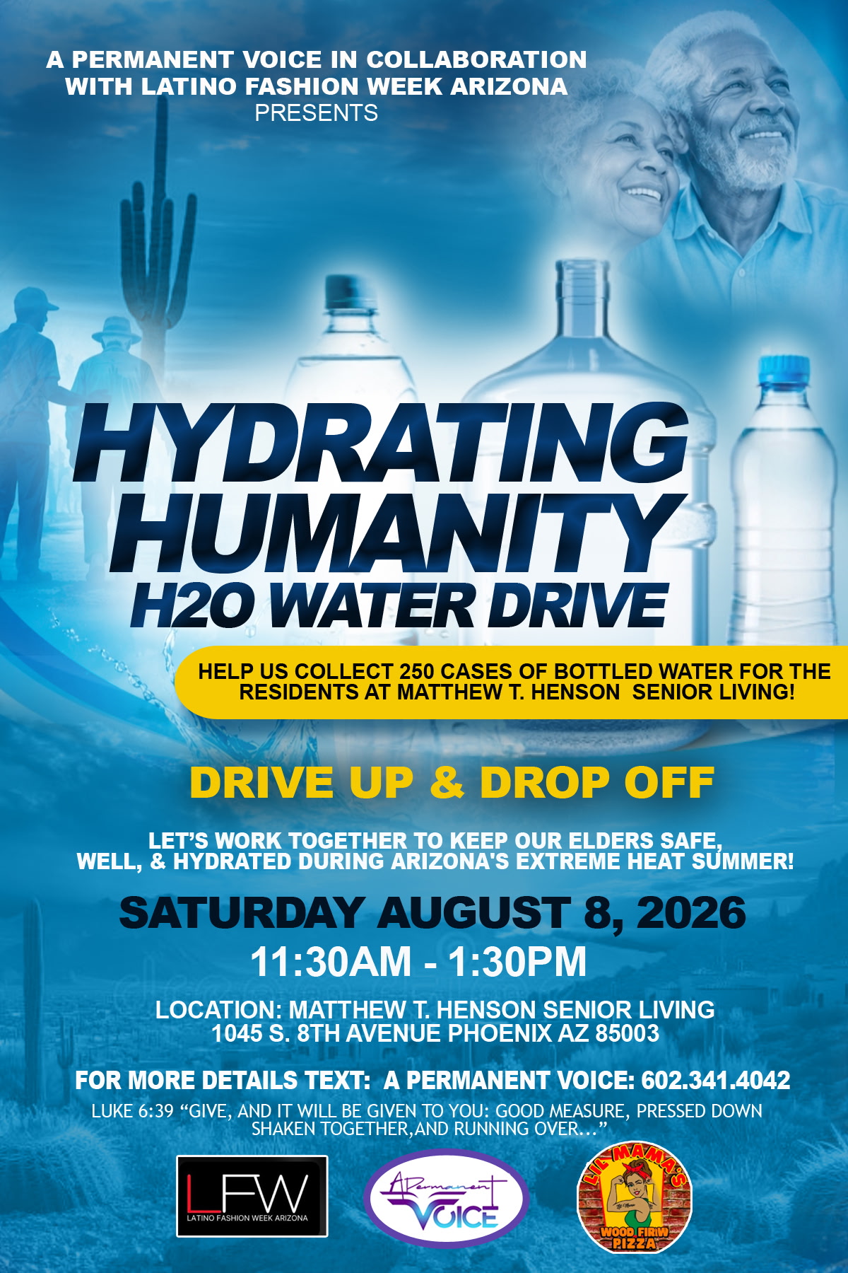 Water Drive Flyer August 8 2026