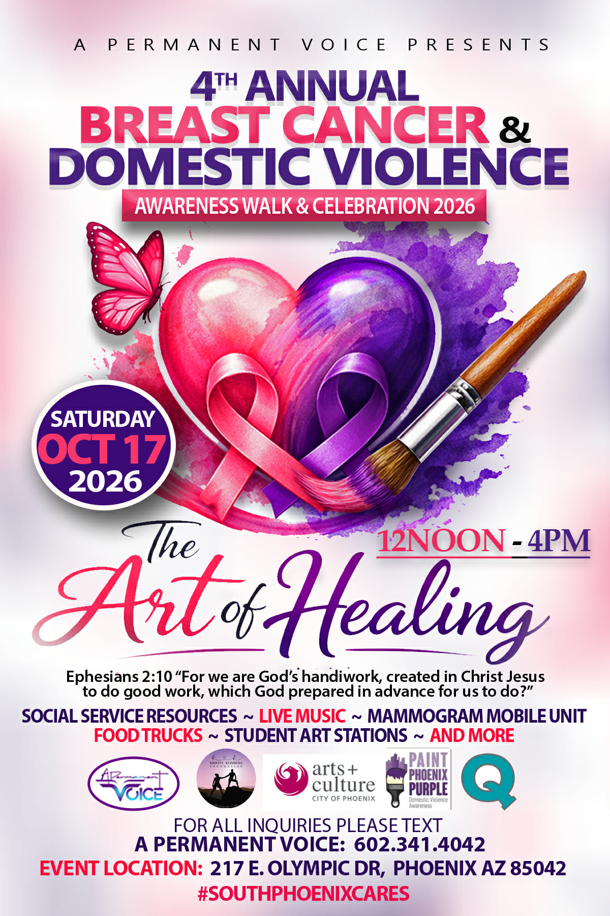 BCDV 4th Annual 2026 Walk Flyer