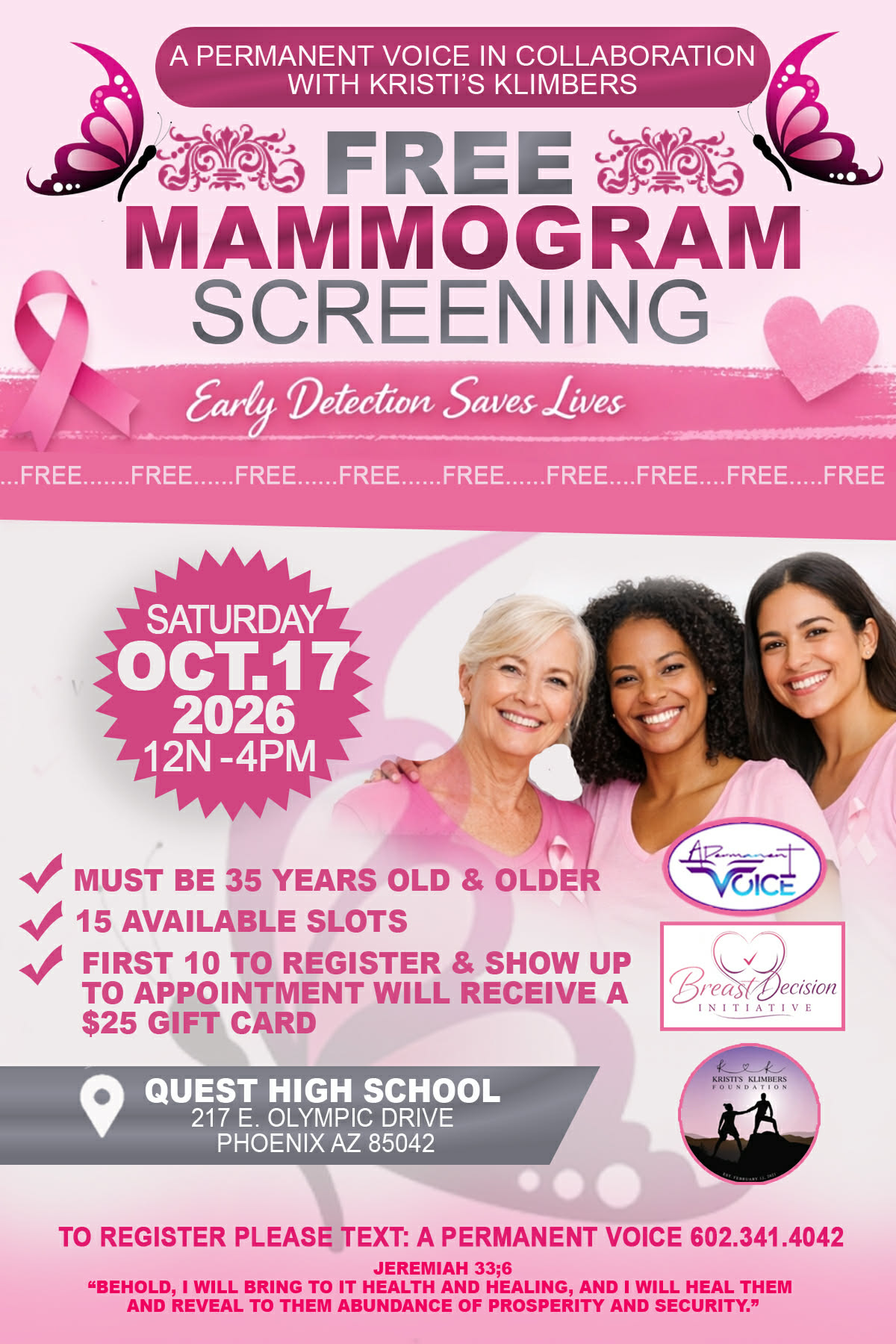 Mammogram Screening 2026